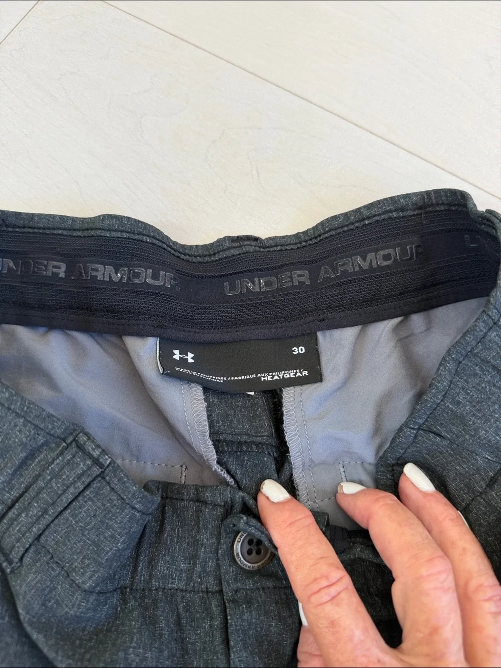 Under Armour charcoal flat